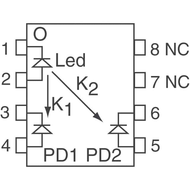 HCNR201-500E Broadcom Limited  Optoisolateurs - Sortie photovoltaïque à transistor